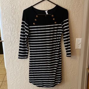 Black and white Blu Pepper dress